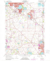 Download a high-resolution, GPS-compatible USGS topo map for Grayslake, IL (1989 edition)