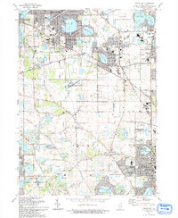 Download a high-resolution, GPS-compatible USGS topo map for Grayslake, IL (1993 edition)