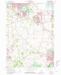 Download a high-resolution, GPS-compatible USGS topo map for Grayslake, IL (1981 edition)