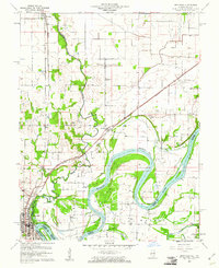Download a high-resolution, GPS-compatible USGS topo map for Grayville, IL (1961 edition)