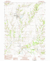 Download a high-resolution, GPS-compatible USGS topo map for Greenfield, IL (1984 edition)