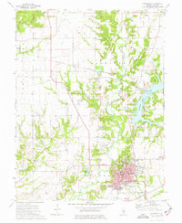 Download a high-resolution, GPS-compatible USGS topo map for Greenville, IL (1977 edition)
