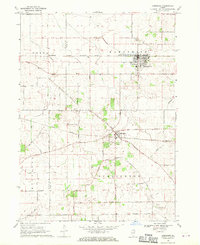 Download a high-resolution, GPS-compatible USGS topo map for Hampshire, IL (1970 edition)