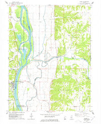 preview thumbnail of historical topo map of Hardin, IL in 1978
