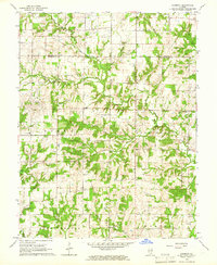 Download a high-resolution, GPS-compatible USGS topo map for Harmony, IL (1966 edition)
