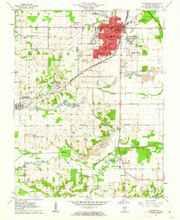 Download a high-resolution, GPS-compatible USGS topo map for Harrisburg, IL (1962 edition)