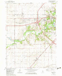 Download a high-resolution, GPS-compatible USGS topo map for Harristown, IL (1983 edition)