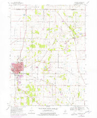 Download a high-resolution, GPS-compatible USGS topo map for Harvard, IL (1977 edition)