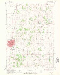 preview thumbnail of historical topo map of Harvard, IL in 1970