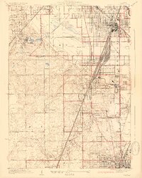 1929 Map of Harvey