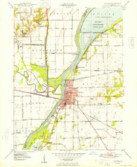 Download a high-resolution, GPS-compatible USGS topo map for Havana, IL (1948 edition)
