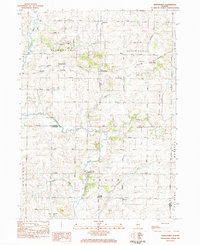 preview thumbnail of historical topo map of Whiteside County, IL in 1983