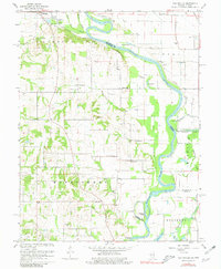 preview thumbnail of historical topo map of Crawford County, IL in 1964