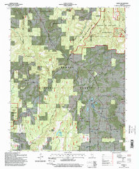 preview thumbnail of historical topo map of Pope County, IL in 1996