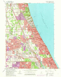 Download a high-resolution, GPS-compatible USGS topo map for Highland Park, IL (1973 edition)