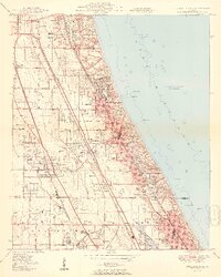 1951 Map of Highland Park, IL