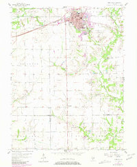 Download a high-resolution, GPS-compatible USGS topo map for Highland, IL (1981 edition)