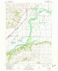 Download a high-resolution, GPS-compatible USGS topo map for Hillsdale, IL (1982 edition)