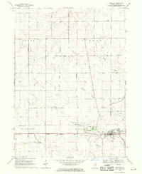 1968 Map of Hinckley, 1970 Print