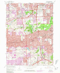 Download a high-resolution, GPS-compatible USGS topo map for Hinsdale, IL (1981 edition)