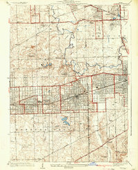 1927 Map of Hinsdale