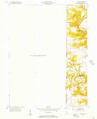preview thumbnail of historical topo map of Vermilion County, IL in 1955
