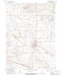 Download a high-resolution, GPS-compatible USGS topo map for Huntley, IL (1991 edition)