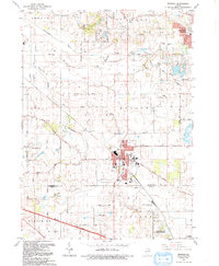 Download a high-resolution, GPS-compatible USGS topo map for Huntley, IL (1992 edition)