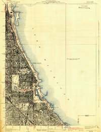 Download a high-resolution, GPS-compatible USGS topo map for Jackson Park, IL (1939 edition)