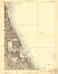 preview thumbnail of historical topo map of Cook County, IL in 1929