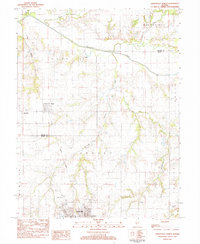Download a high-resolution, GPS-compatible USGS topo map for Jerseyville North, IL (1984 edition)