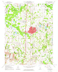 Download a high-resolution, GPS-compatible USGS topo map for Johnston City, IL (1964 edition)