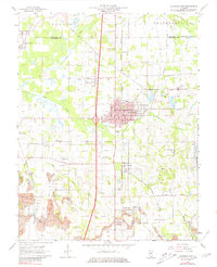 Download a high-resolution, GPS-compatible USGS topo map for Johnston City, IL (1981 edition)