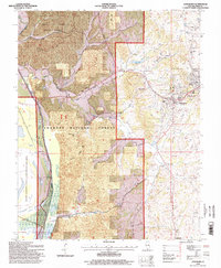 preview thumbnail of historical topo map of Jonesboro, IL in 1996