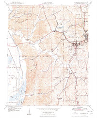 preview thumbnail of historical topo map of Jonesboro, IL in 1948