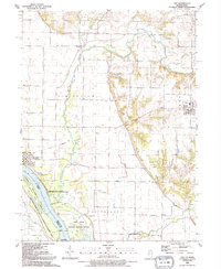 Download a high-resolution, GPS-compatible USGS topo map for Joy, IL (1992 edition)