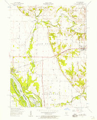 Download a high-resolution, GPS-compatible USGS topo map for Joy, IL (1958 edition)