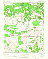 Download a high-resolution, GPS-compatible USGS topo map for Karnak, IL (1967 edition)