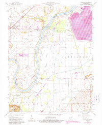 Download a high-resolution, GPS-compatible USGS topo map for Keensburg, IL (1989 edition)