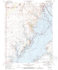 Download a high-resolution, GPS-compatible USGS topo map for Keyesport, IL (1989 edition)