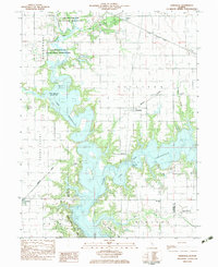 Download a high-resolution, GPS-compatible USGS topo map for Kirksville, IL (1983 edition)