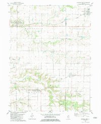 Download a high-resolution, GPS-compatible USGS topo map for Kirkwood West, IL (1983 edition)