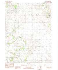 Download a high-resolution, GPS-compatible USGS topo map for La Fayette, IL (1984 edition)