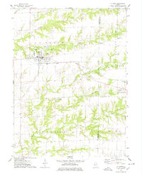 preview thumbnail of historical topo map of La Harpe, IL in 1974