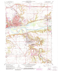preview thumbnail of historical topo map of LaSalle County, IL in 1966