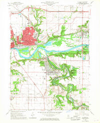 preview thumbnail of historical topo map of LaSalle County, IL in 1966