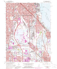 preview thumbnail of historical topo map of Cook County, IL in 1965