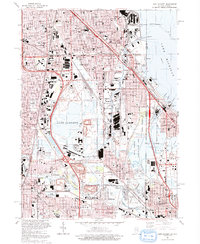 preview thumbnail of historical topo map of Cook County, IL in 1991