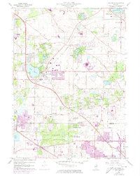 Download a high-resolution, GPS-compatible USGS topo map for Lake Zurich, IL (1973 edition)