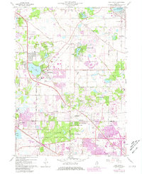 Download a high-resolution, GPS-compatible USGS topo map for Lake Zurich, IL (1981 edition)